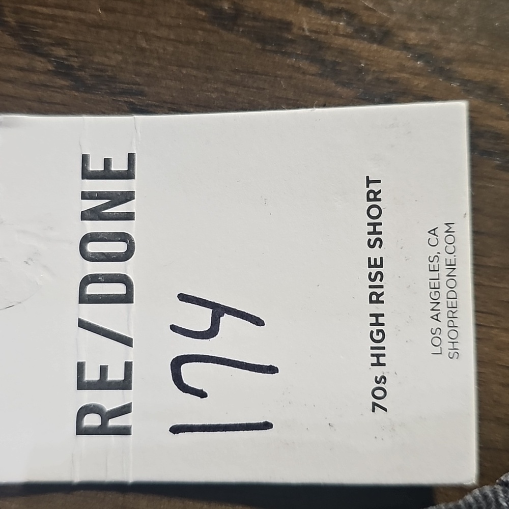 Re/Done Charcoal Straight Jeans - Picture 7 of 7
